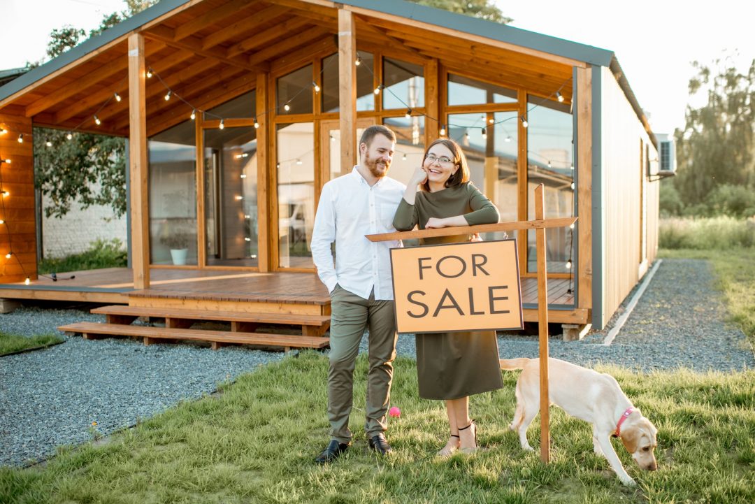Couple selling country house